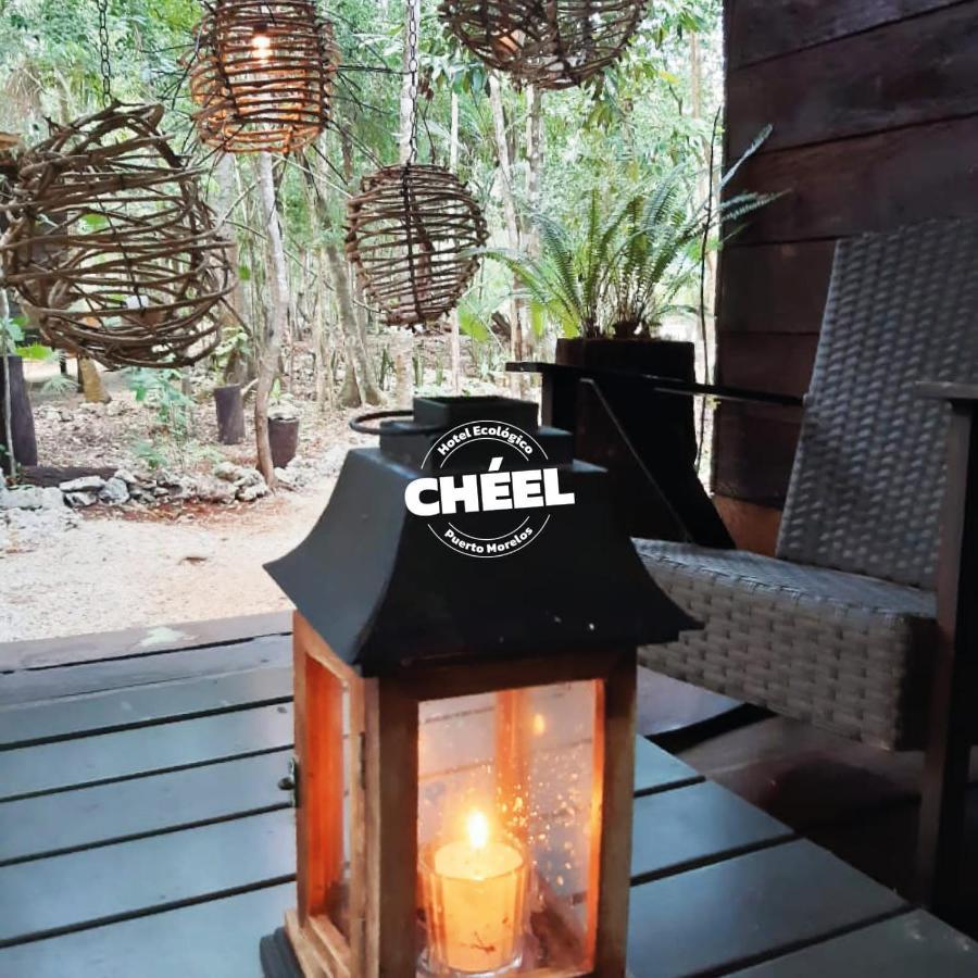 Cheel Lodge & Camping Puerto Morelos Exterior foto