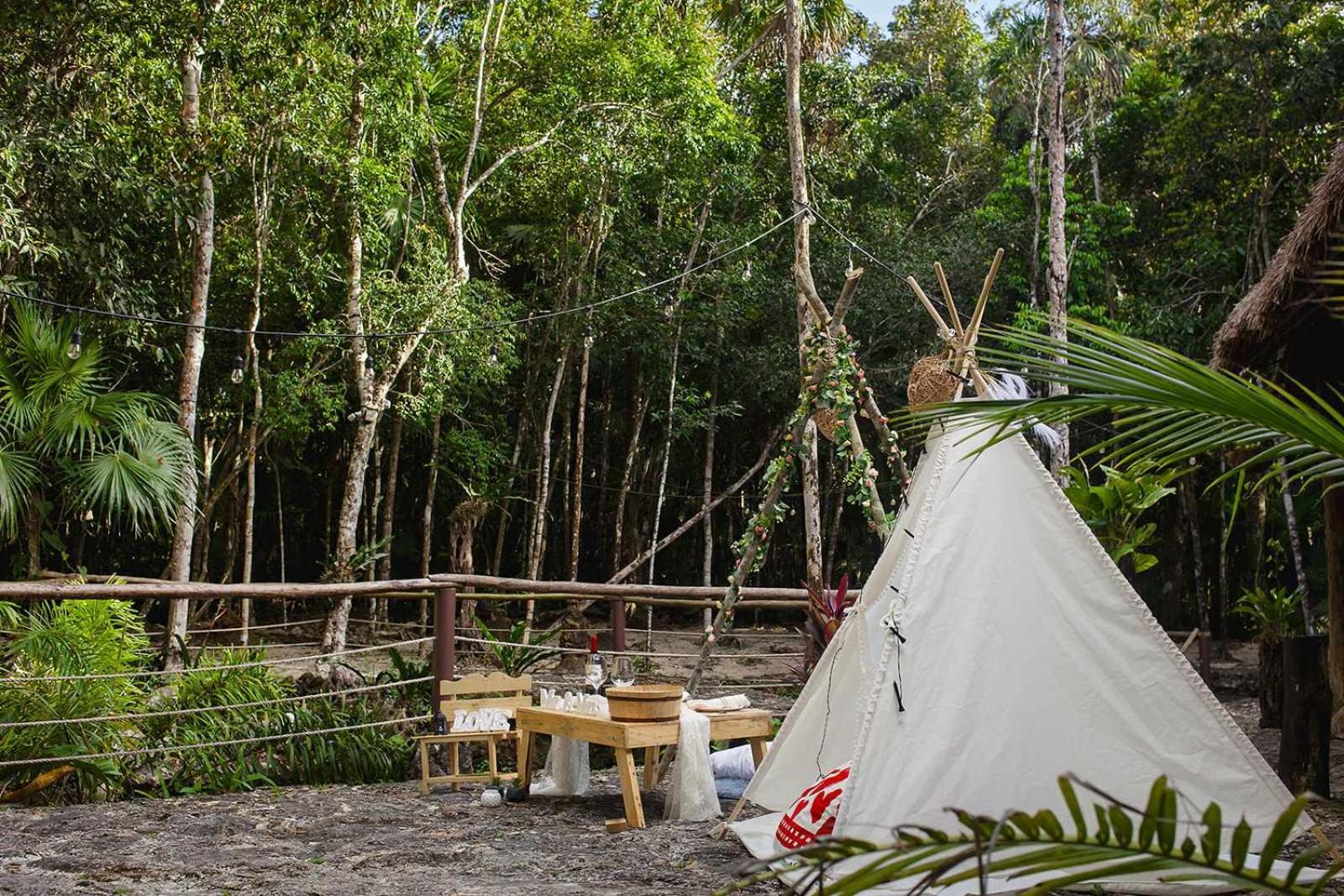 Cheel Lodge & Camping Puerto Morelos Exterior foto